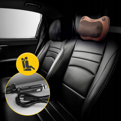 Массажная подушка  4FIZJO Shiatsu Pro+ Brown - фото №11